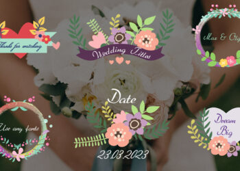 VideoHive Wedding Romantic Titles for After Effects 44698293