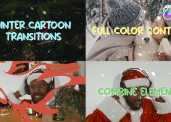 VideoHive Winter Cartoon Transitions | FCPX 42298764