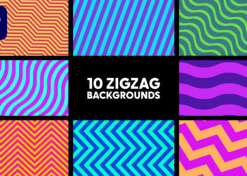 VideoHive Zigzag Backgrounds 44752495