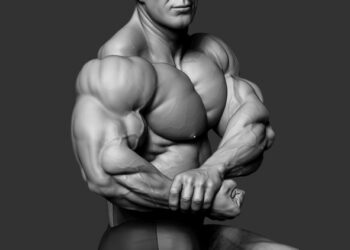 Advance Zbrush Bodybuilder Anatomy Tutorial By Oleg Khonko