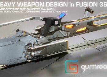 Gumroad – Heavy Weapon design in Fusion 360 – Alex Senechal