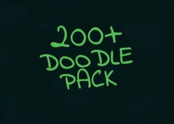 VideoHive 200 Doodle Pack 25559704