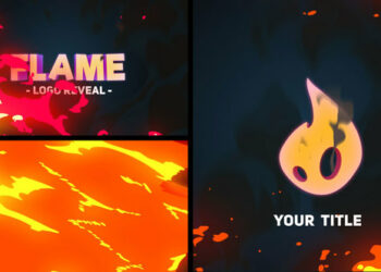 VideoHive 2D Cartoon Fire Tornado Logo Reveals [After Effects] 45716612