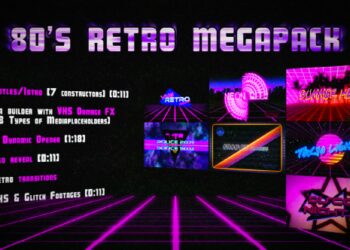 VideoHive 80's Retro Megapack 17025429