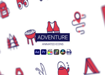 VideoHive Adventure Animated Icons 44950394