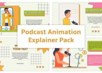 VideoHive After Effects Podcast Animation Explainer 45103686