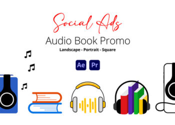 VideoHive Audio Book Promo Social Ads 45175126