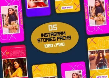 VideoHive Best Instagram Story Frames After Effects Template 45038627