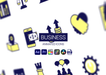 VideoHive Business Animated Icons 44950565