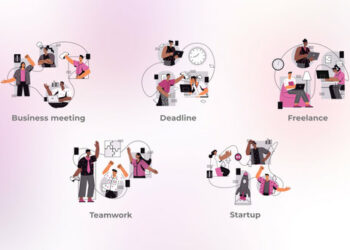 VideoHive Business Meeting - Composition with 4 Elements 44942264