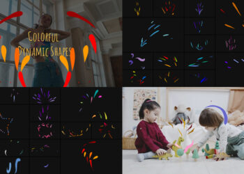 VideoHive Colorful Dynamic Shapes for After Effects 44812110