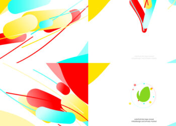 VideoHive Colorful Line Logo Reveals 44934460