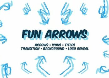 VideoHive Fun Arrows - Hand Drawn Pack 45216187