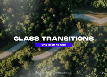 VideoHive Glass Transitions 45153552