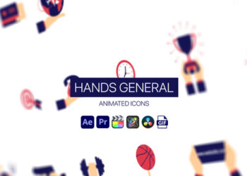 VideoHive Hands General Animated Icons 44951484