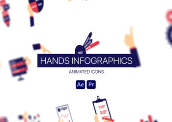 VideoHive Hands Infographics Animated Icons 44951508