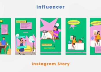 VideoHive Influencer Character Instagram Story 44419997