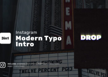 VideoHive Instagram Modern Typo Intro 45087239