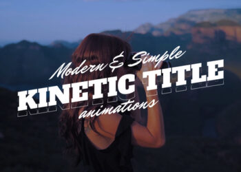 VideoHive Kinetic Title Animations 44749449