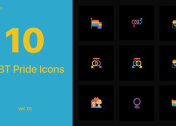 VideoHive LGBT Icons Vol. 01 45116294