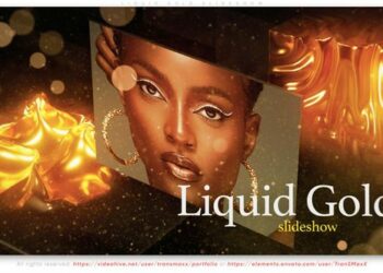 VideoHive Liquid Gold Slideshow 45074610