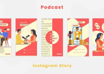 VideoHive Live Podcast Instagram Story 44420147