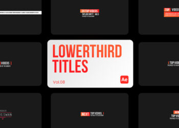 VideoHive Lowerthird Titles 08 for After Effects 44557777