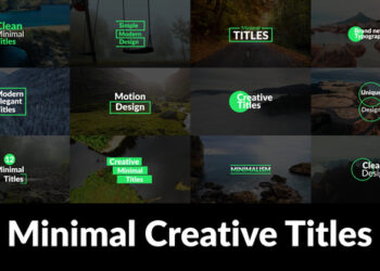VideoHive Minimal Creative Titles 45716173