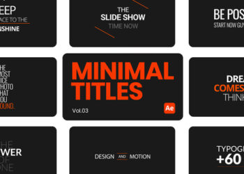 VideoHive Minimal Titles 03 for After Effects 44561295