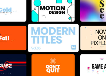 VideoHive Modern Titles 05 for After Effects 45087059