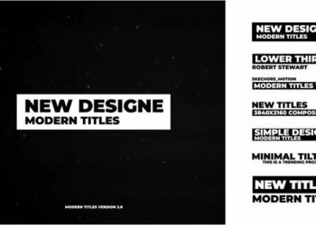 VideoHive Modern Titles | After Effects 44577591