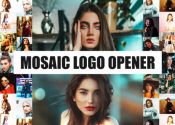 VideoHive Mosaic Logo Opener I Fast Dynamic Intro 44523711