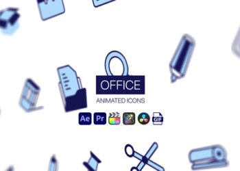VideoHive Office Animated Icons 44952032