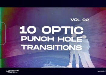 VideoHive Punch Hole Optic Transitions Vol. 02 44940775