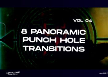 VideoHive Punch Hole Panoramic Transitions Vol. 04 44940807