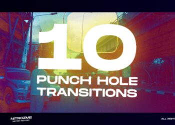 VideoHive Punch Hole Transitions Vol. 01 44940679