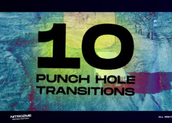 VideoHive Punch Hole Transitions Vol. 03 44940704