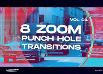 VideoHive Punch Hole Zoom Transitions Vol. 04 44940747