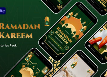 VideoHive Ramadan Kareem Stories Pack Video Display After Effect Template 44519681