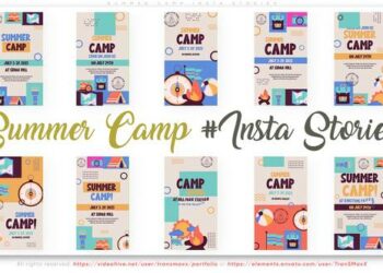 VideoHive Summer Camp Insta Stories 45821566