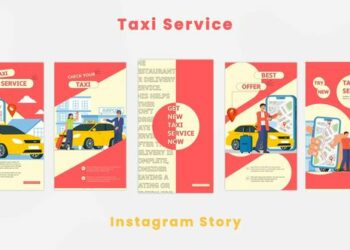 VideoHive Taxi Service Instagram Story 44420238