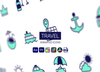 VideoHive Travel Animated Icons 44952237