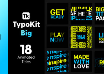 VideoHive Typo Kit Big Titles for After Effects 44564946