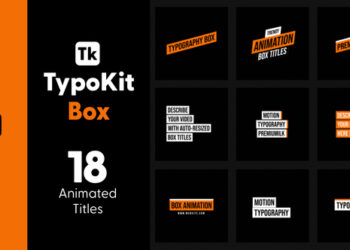 VideoHive Typo Kit Box Titles for After Effects 44522047