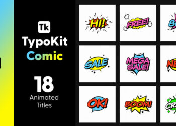 VideoHive Typo Kit Comic Titles for After Affects 44546011