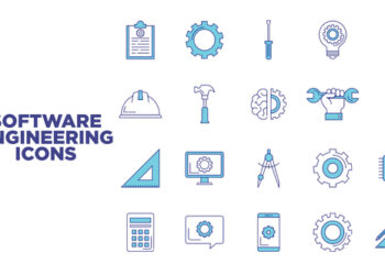 VideoHive software engineering icons 45826677