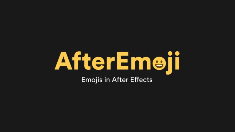 Aescripts AfterEmoji v1.0 (WIN+MAC)
