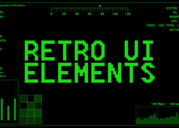 Megakrunch - Retro UI Elements 4K