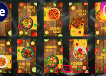 VideoHive 10 In 1 Stories Food Promo Instagram 45426052