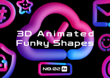 VideoHive 3D Animated Funky Shapes 02 45954531